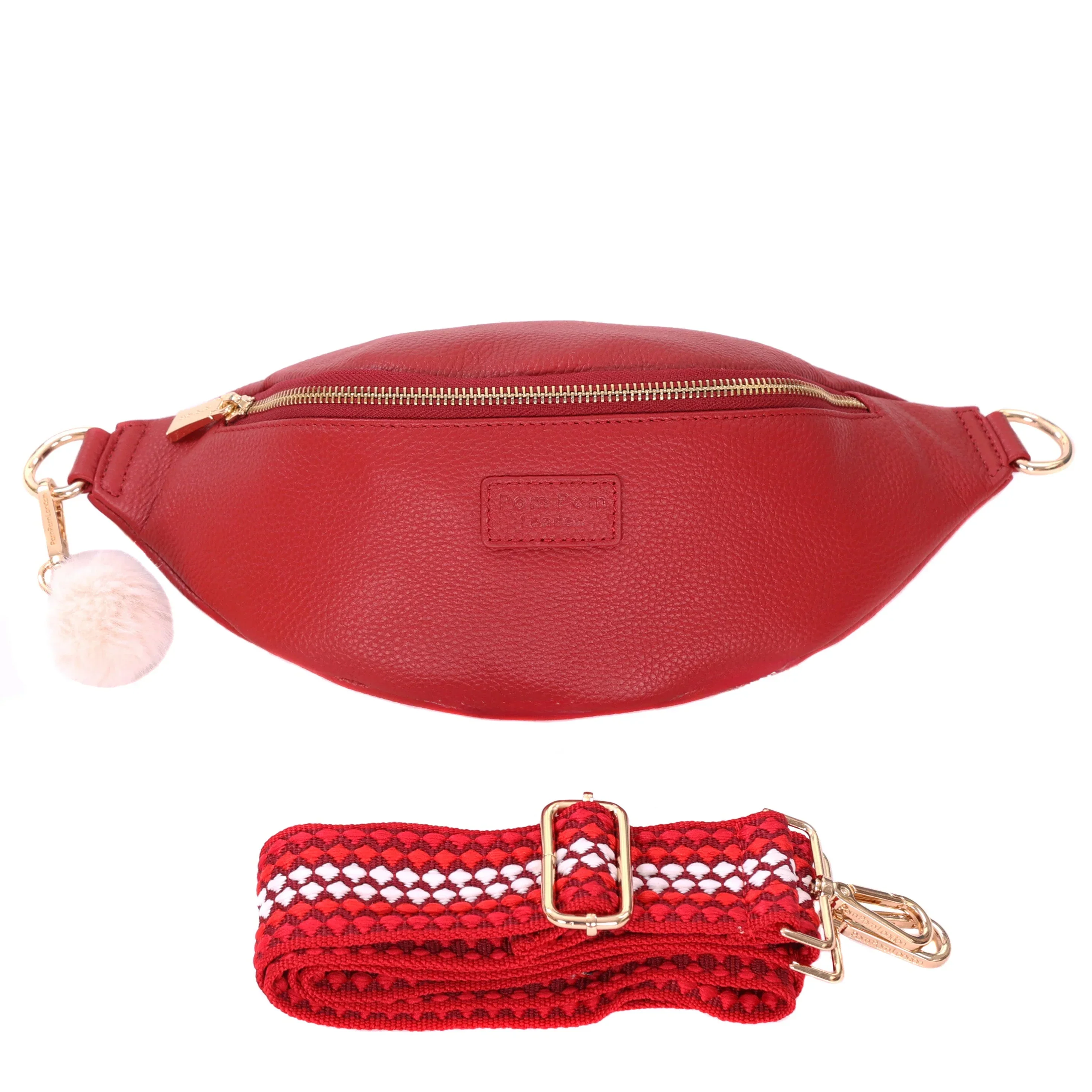 Bum Bag Crimson Red - Image 3