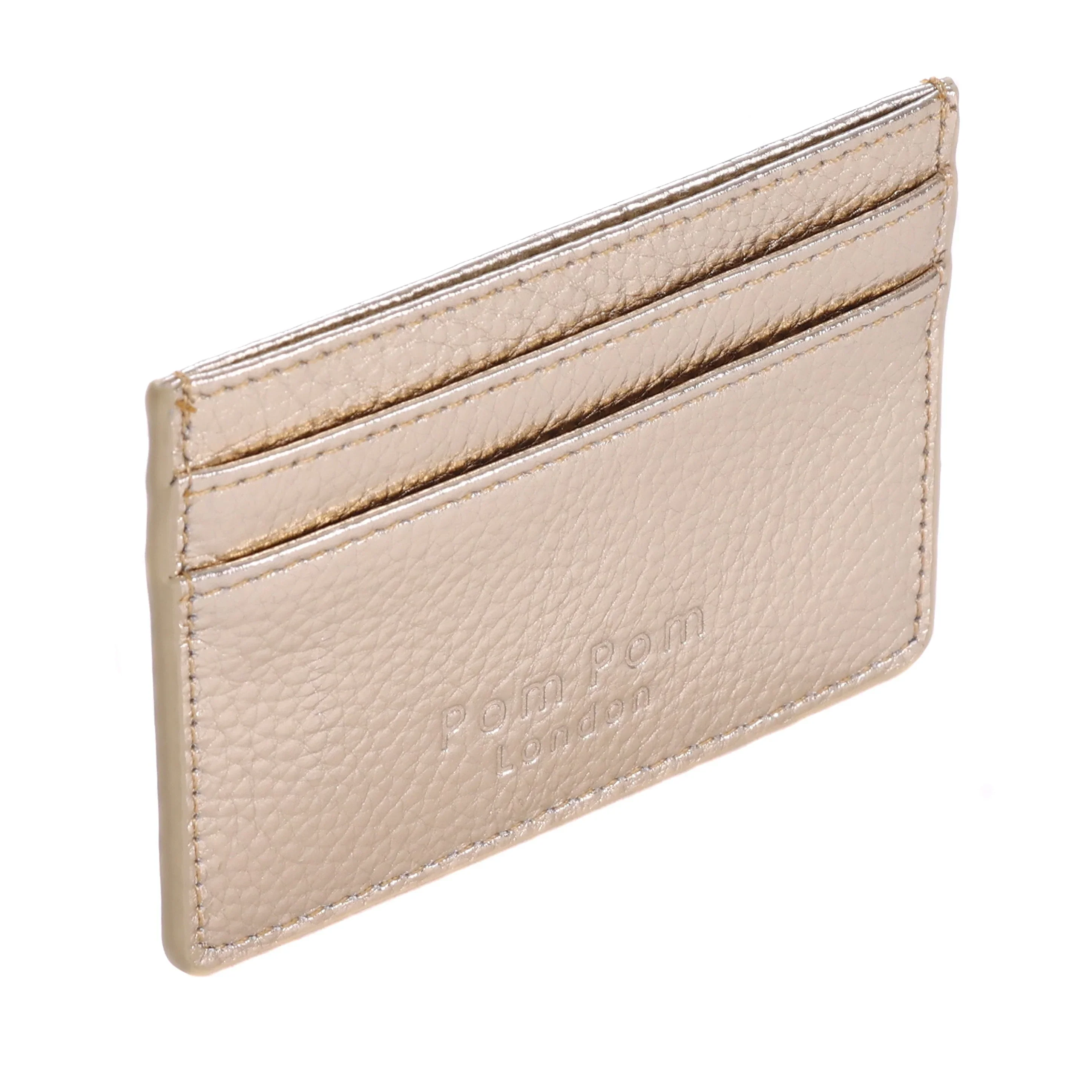 Chelsea Card Holder Metallic Gold - Image 2
