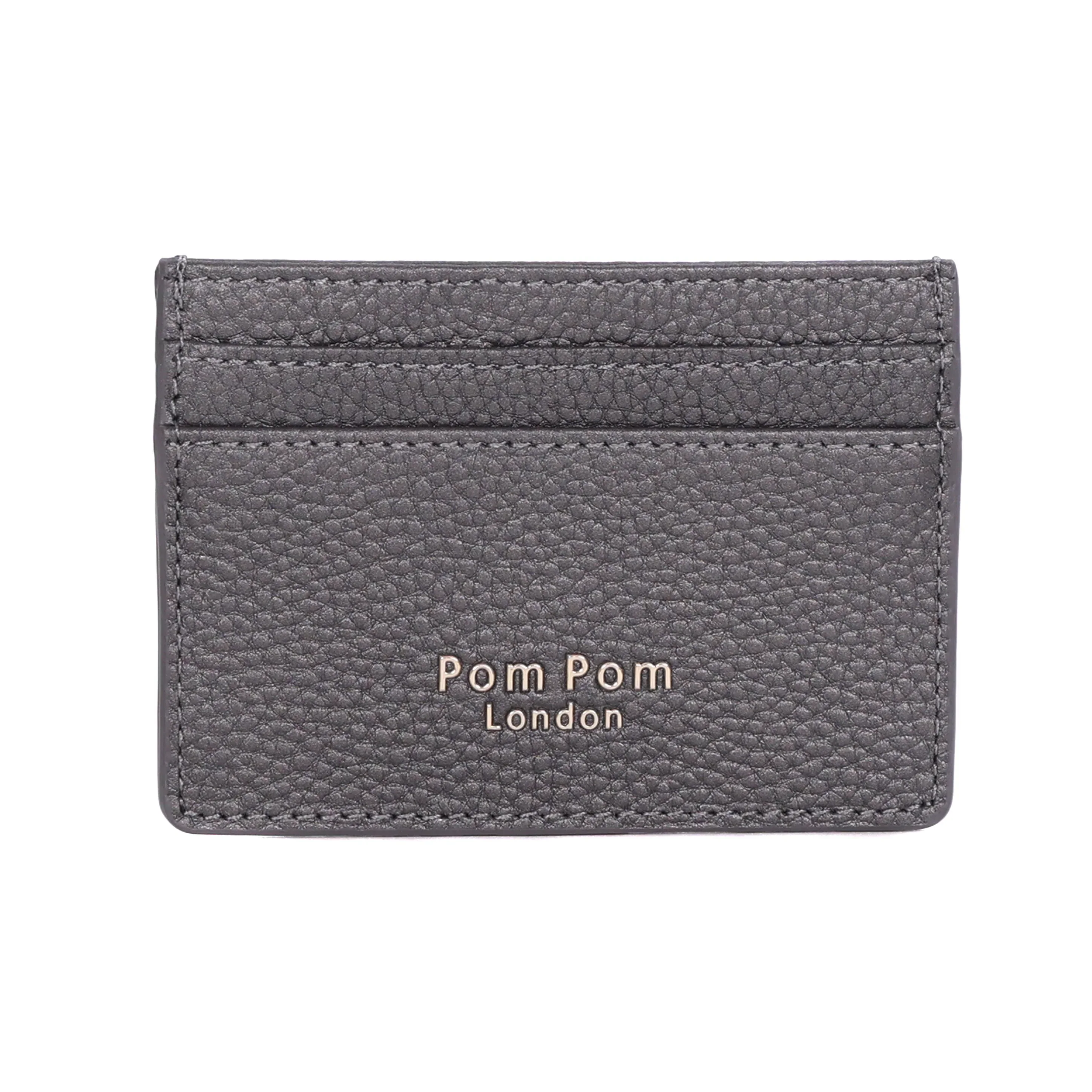 Chelsea Card Holder Metallic Pewter