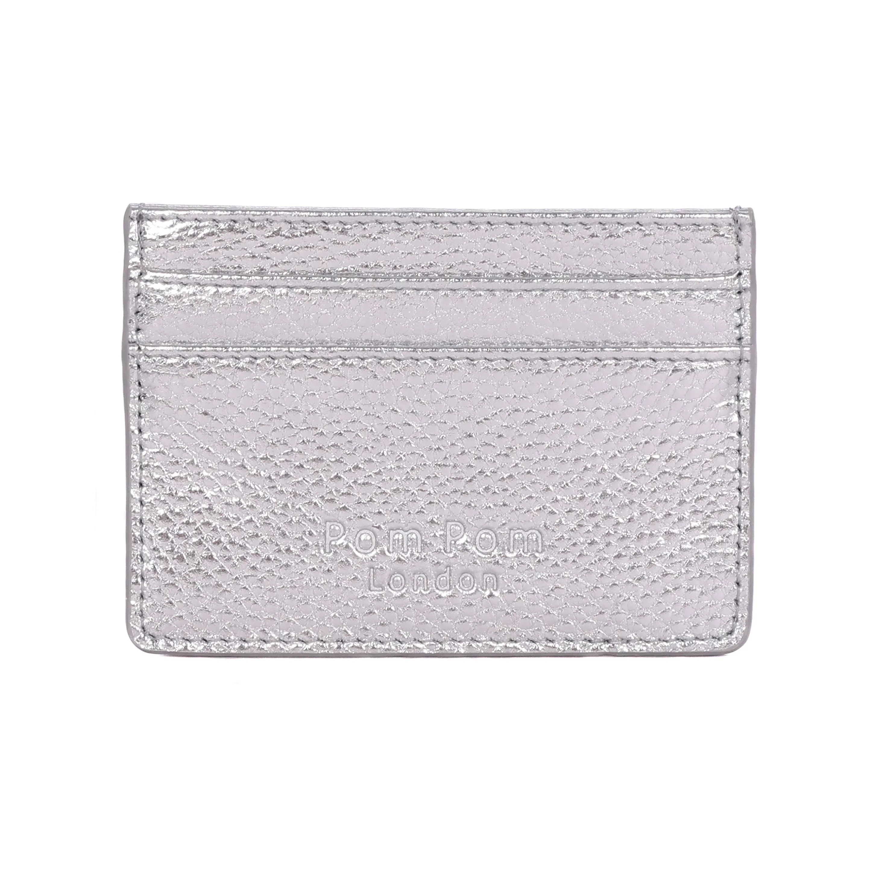 Chelsea Card Holder Metallic Silver