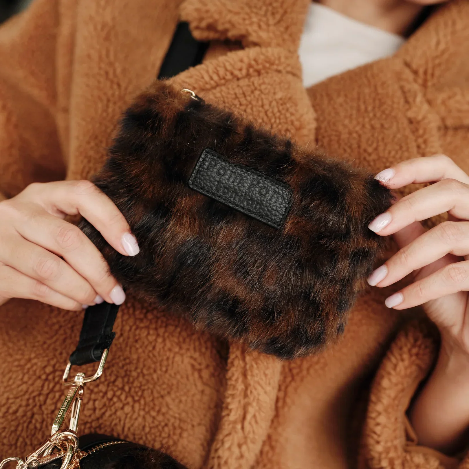 Original Bag Leopard Print Faux Fur Black Bundle - Image 6