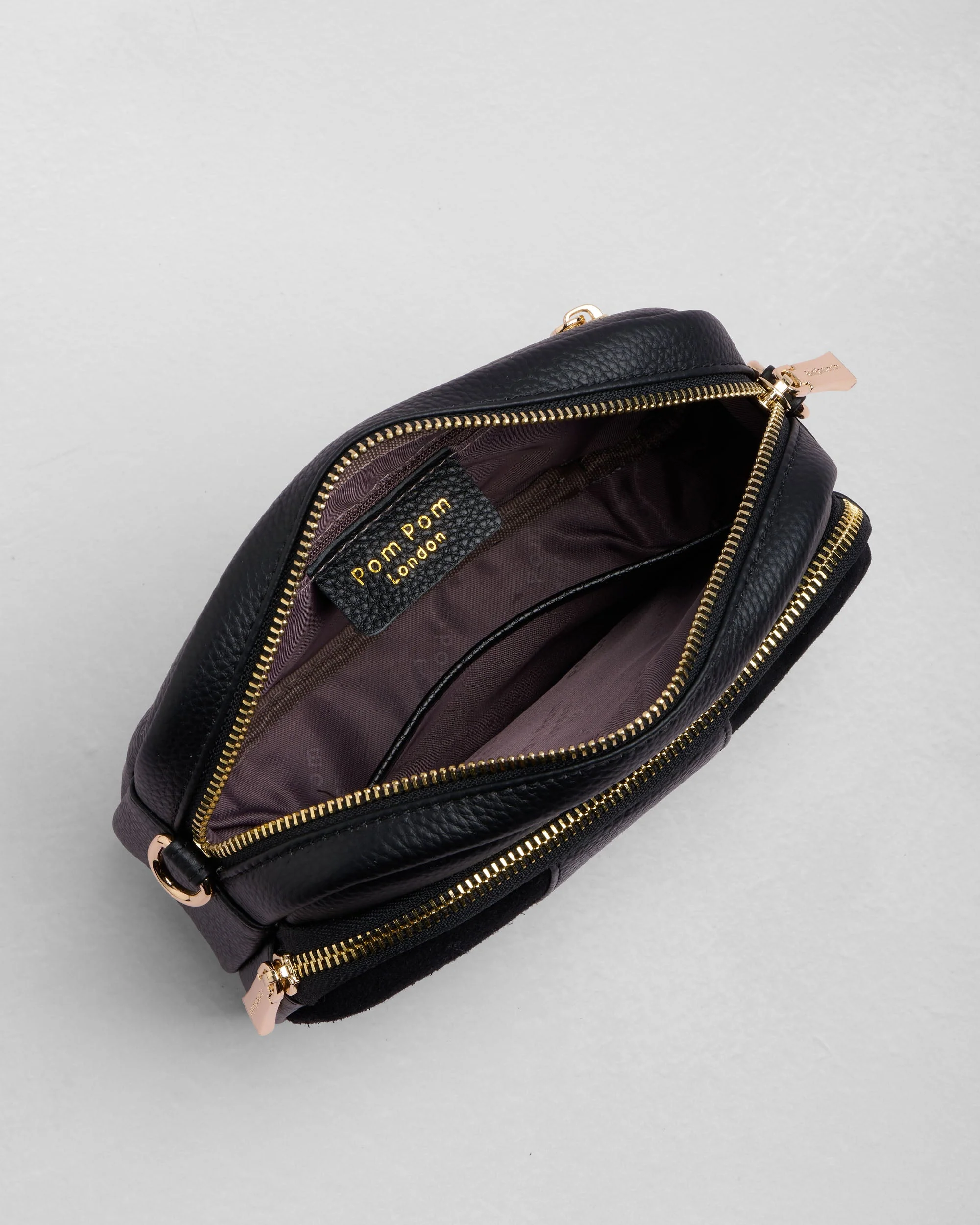 Original Suede & Leather Bag Black - Image 5