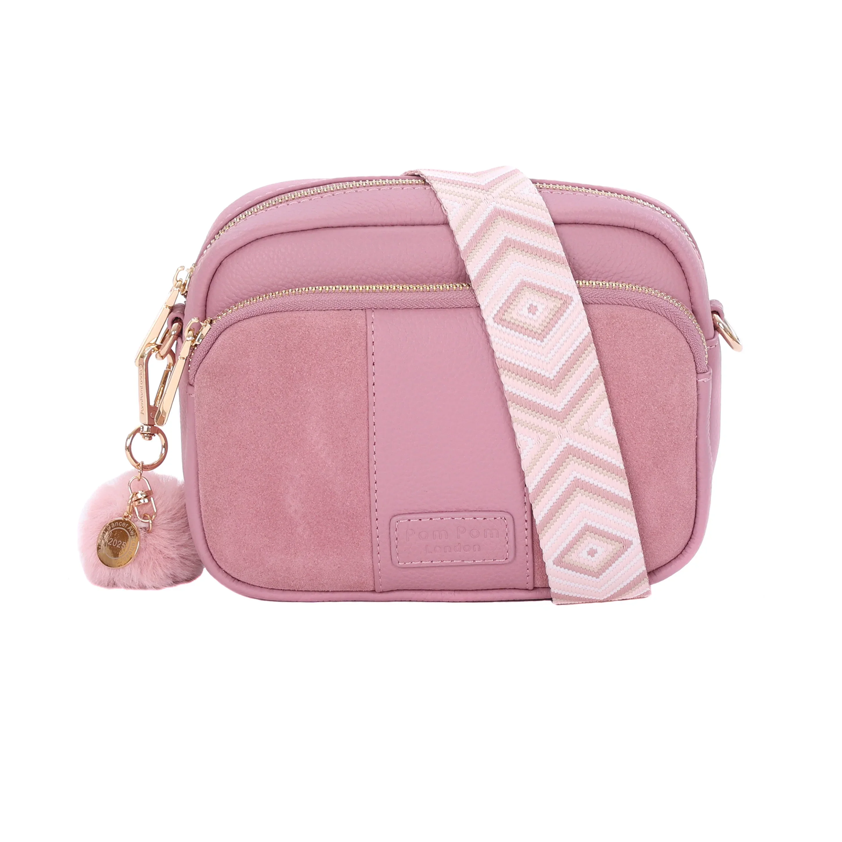 Original Suede & Leather Bag Pink - Image 2