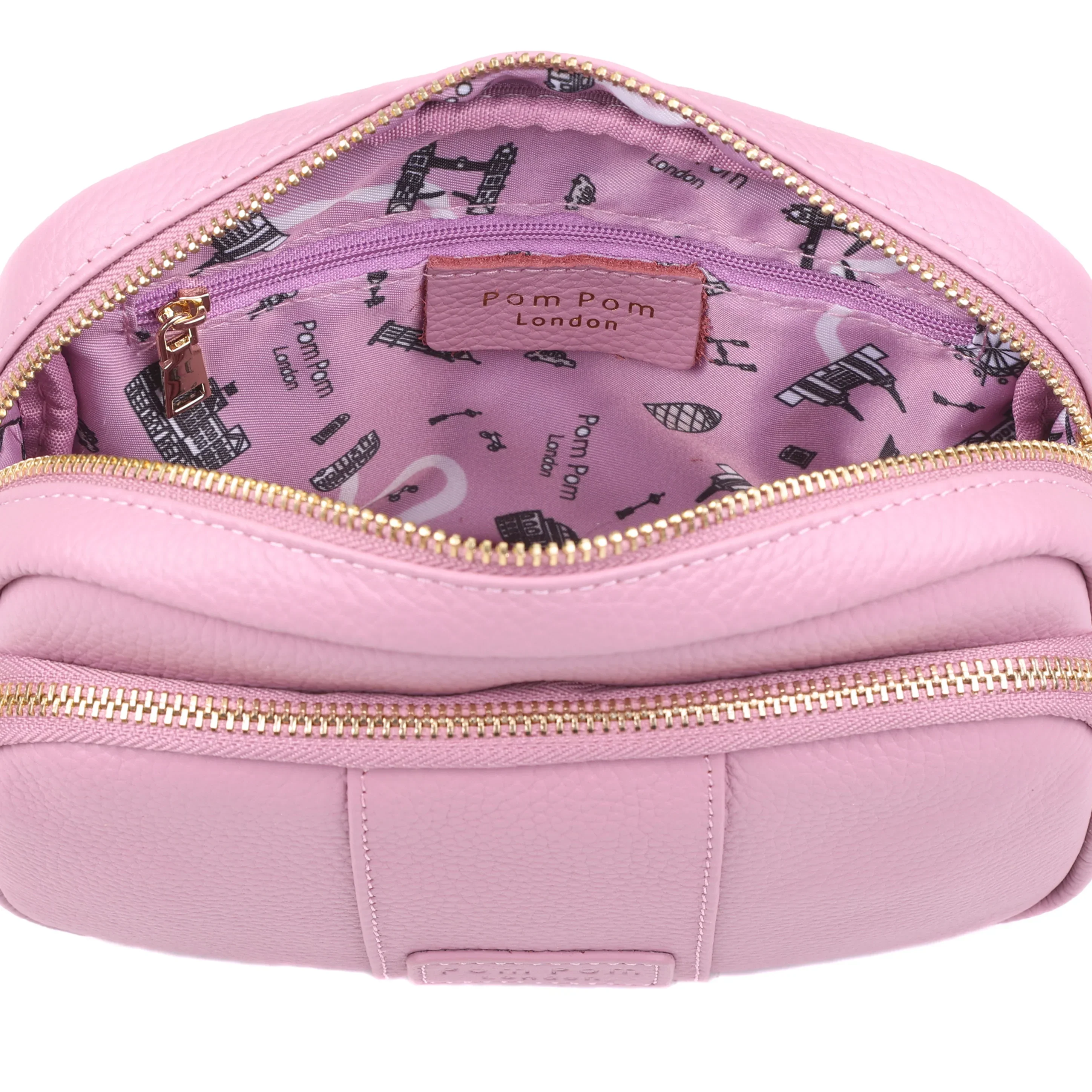 Original Suede & Leather Bag Pink - Image 5