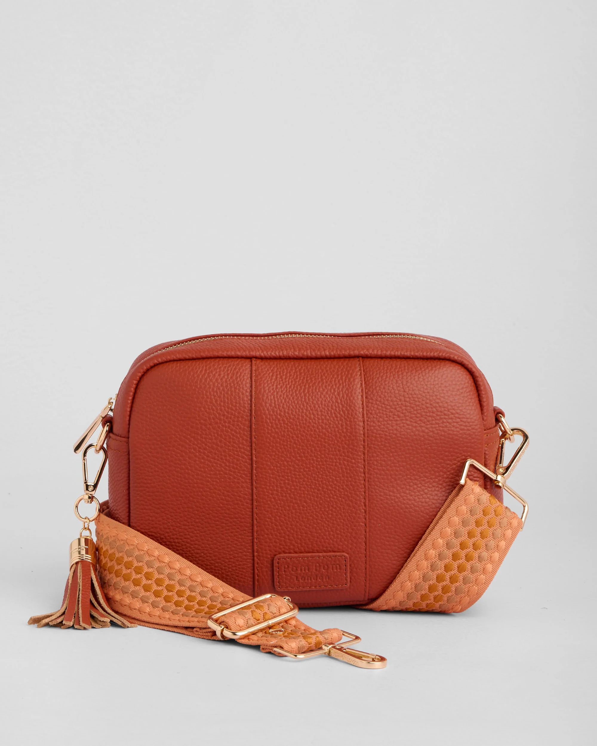 Pom Pom London City Bag Burnt Orange - Image 3