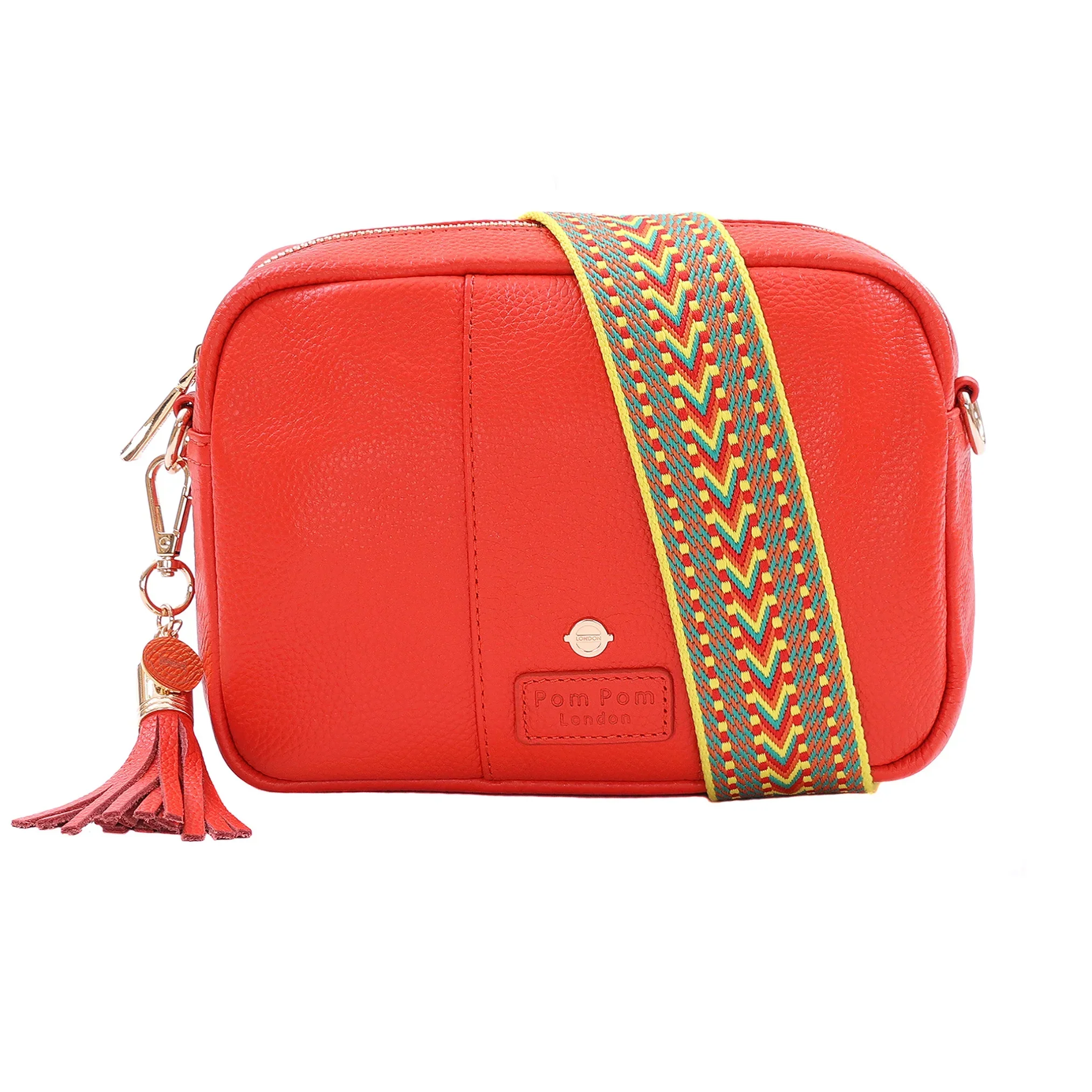 Pom Pom London City Bag Central Line Red - Image 2