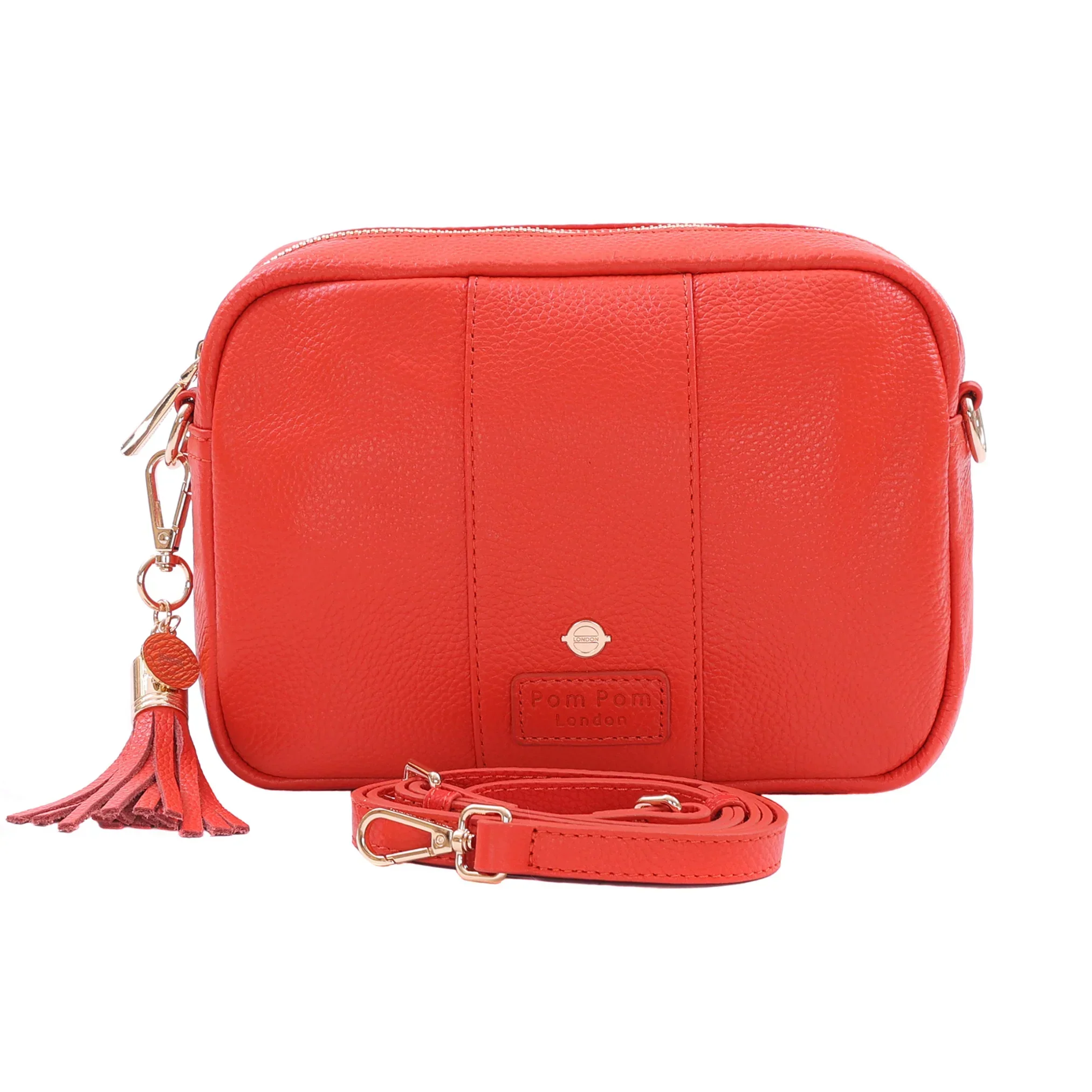 Pom Pom London City Bag Central Line Red - Image 3
