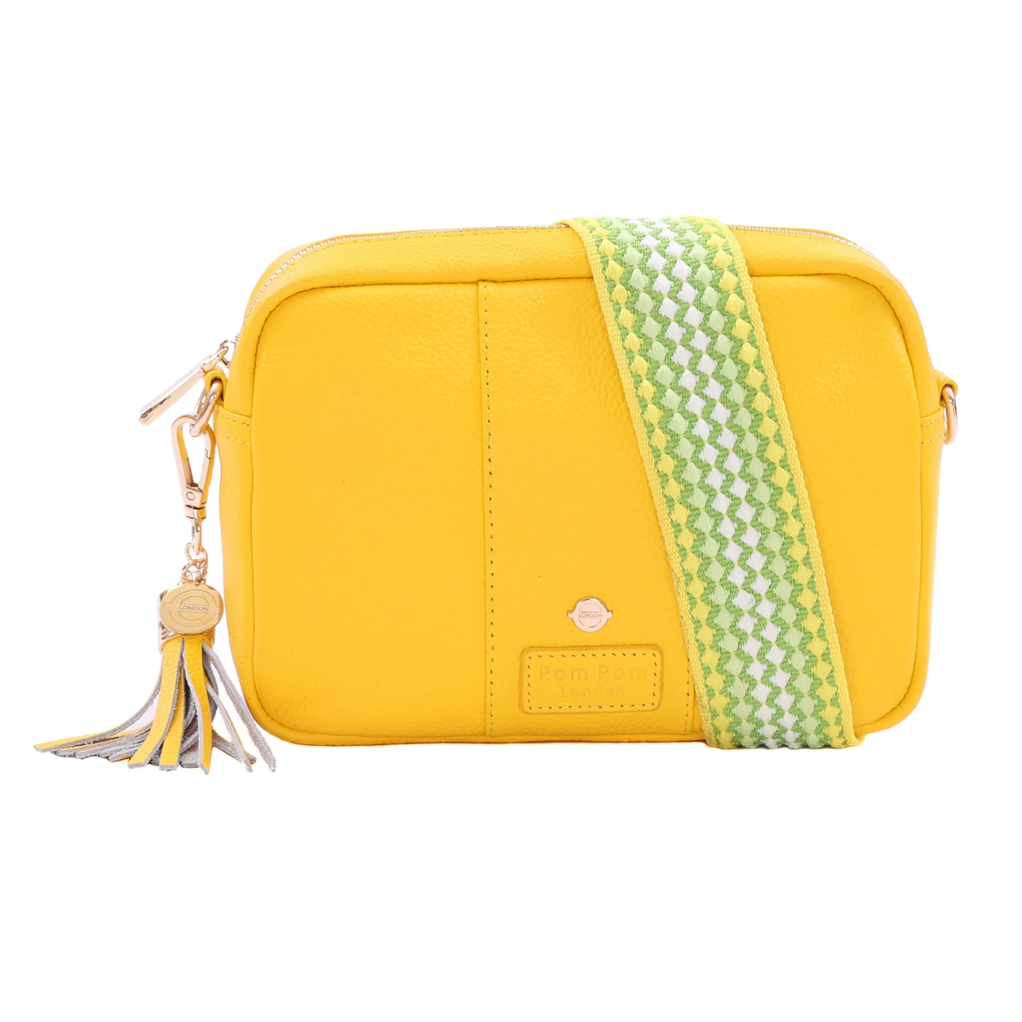 Pom Pom London City Bag Circle Line Yellow - Image 2