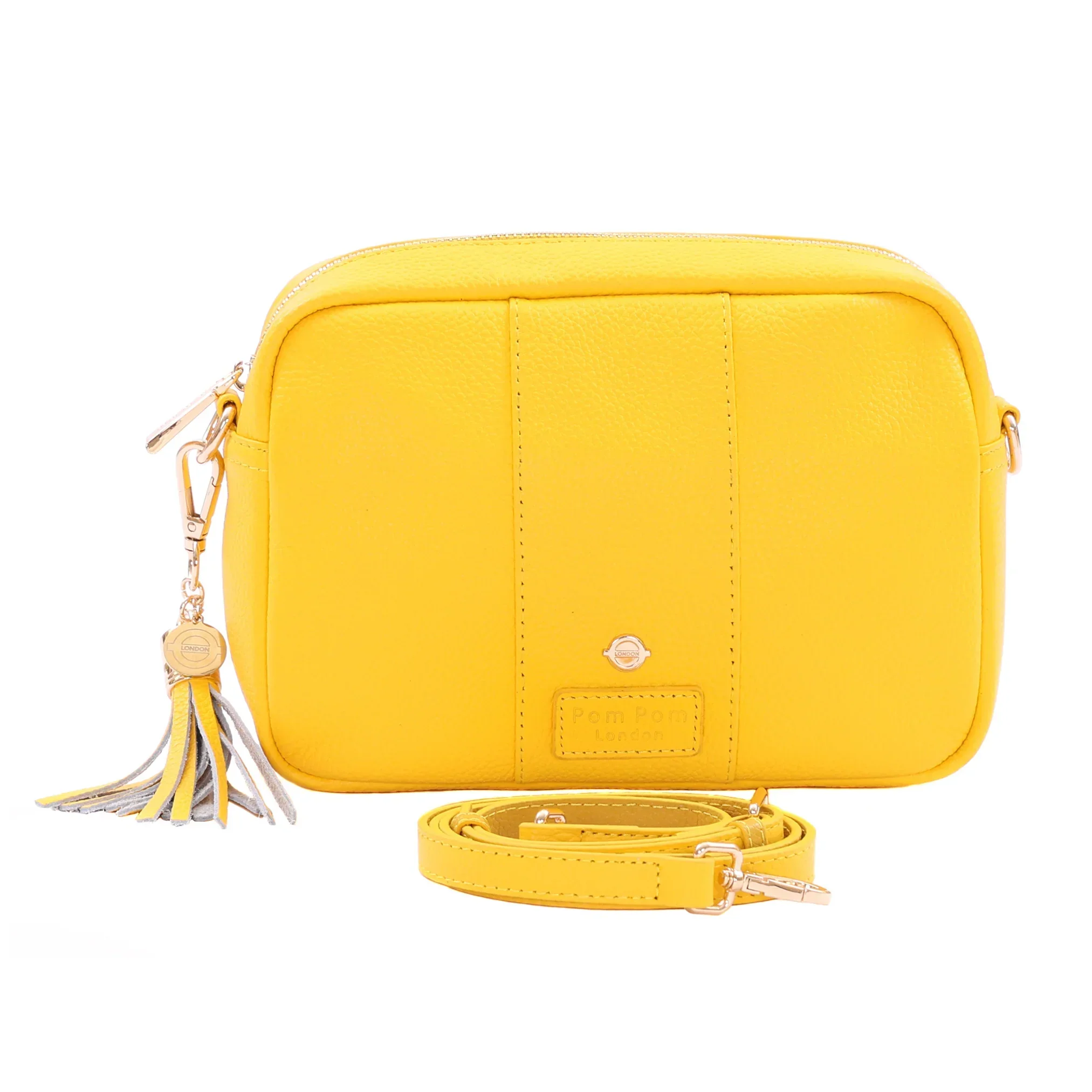 Pom Pom London City Bag Circle Line Yellow - Image 3