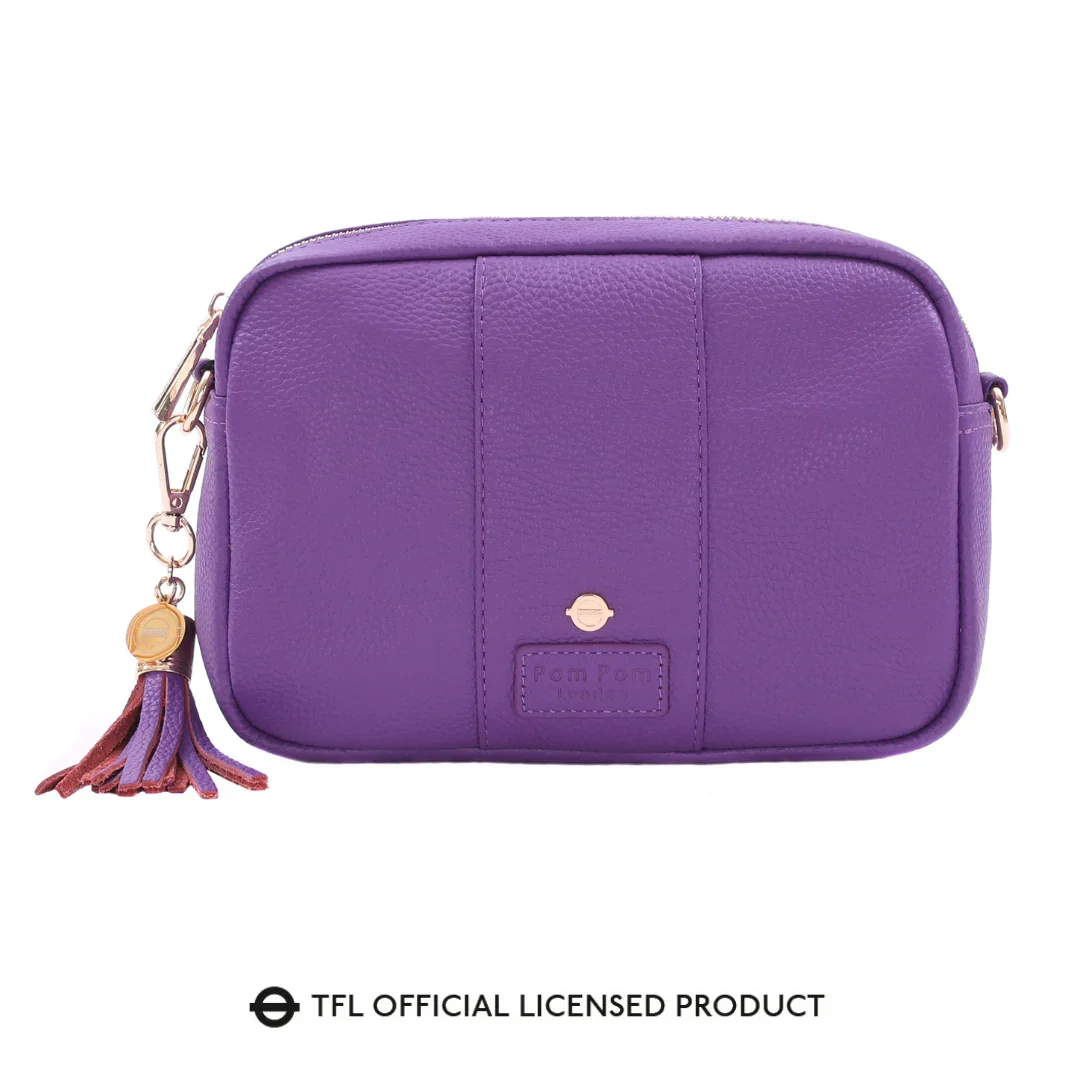 Pom Pom London City Bag Elizabeth Line Purple