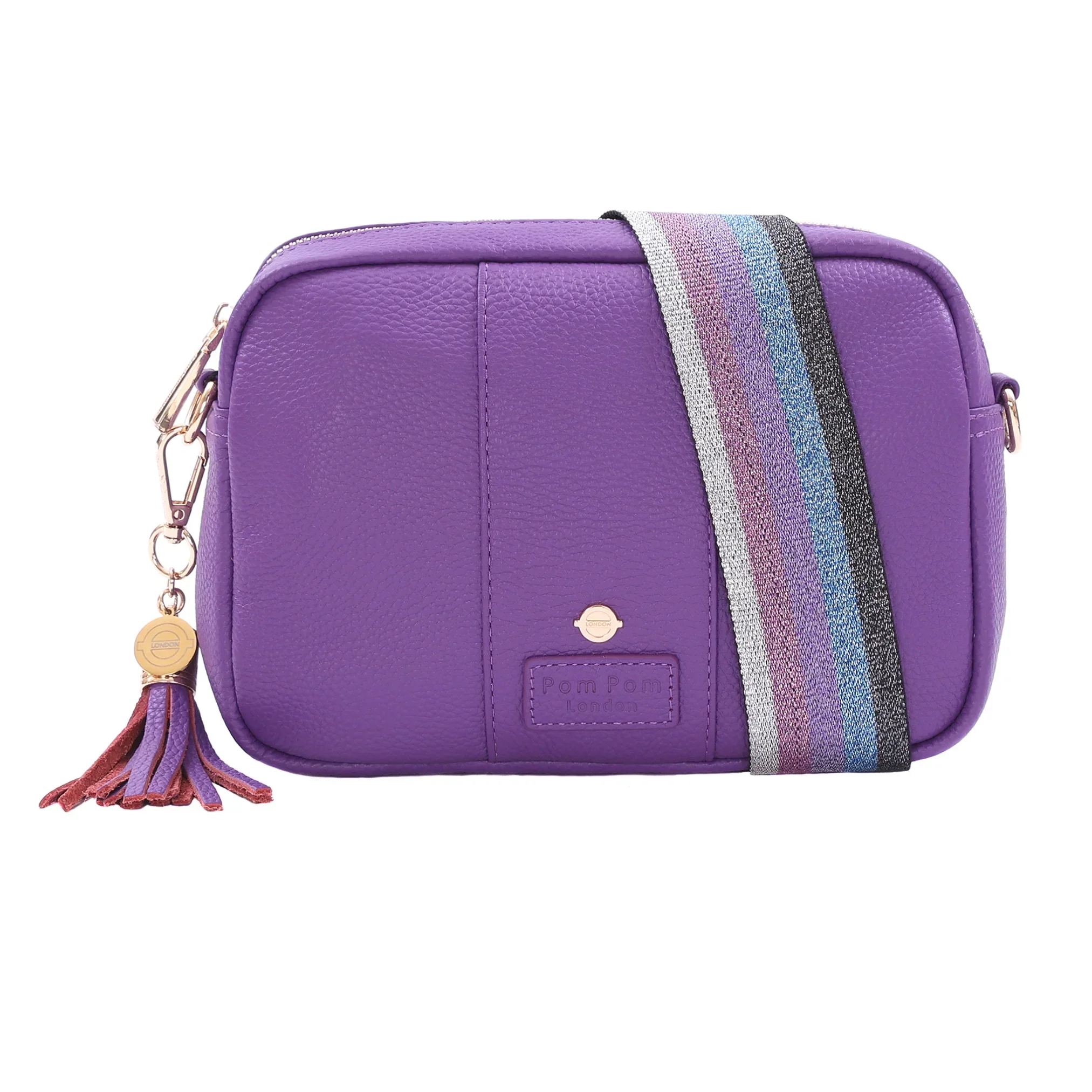 Pom Pom London City Bag Elizabeth Line Purple - Image 2