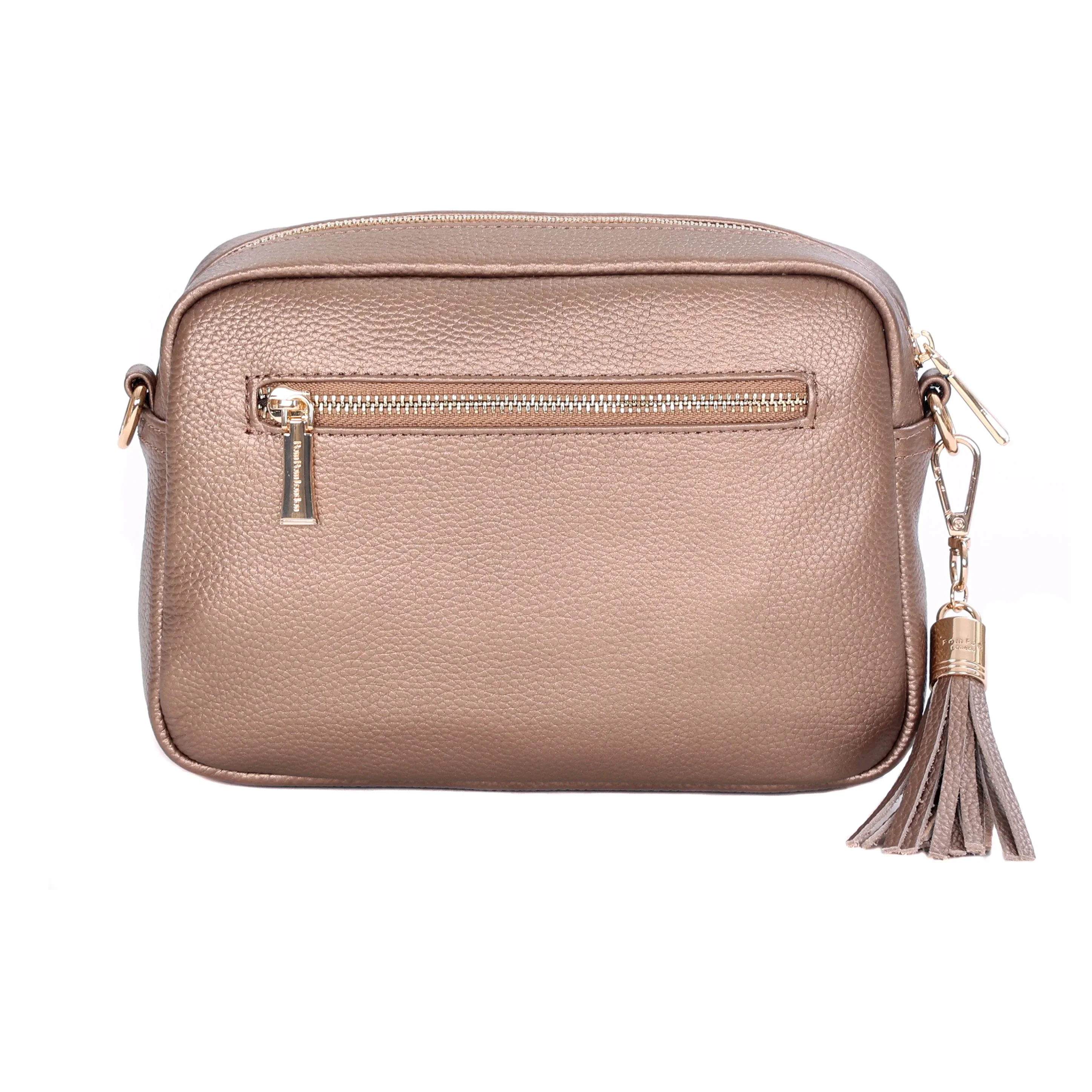 Pom Pom London City Bag Metallic Bronze - Image 5