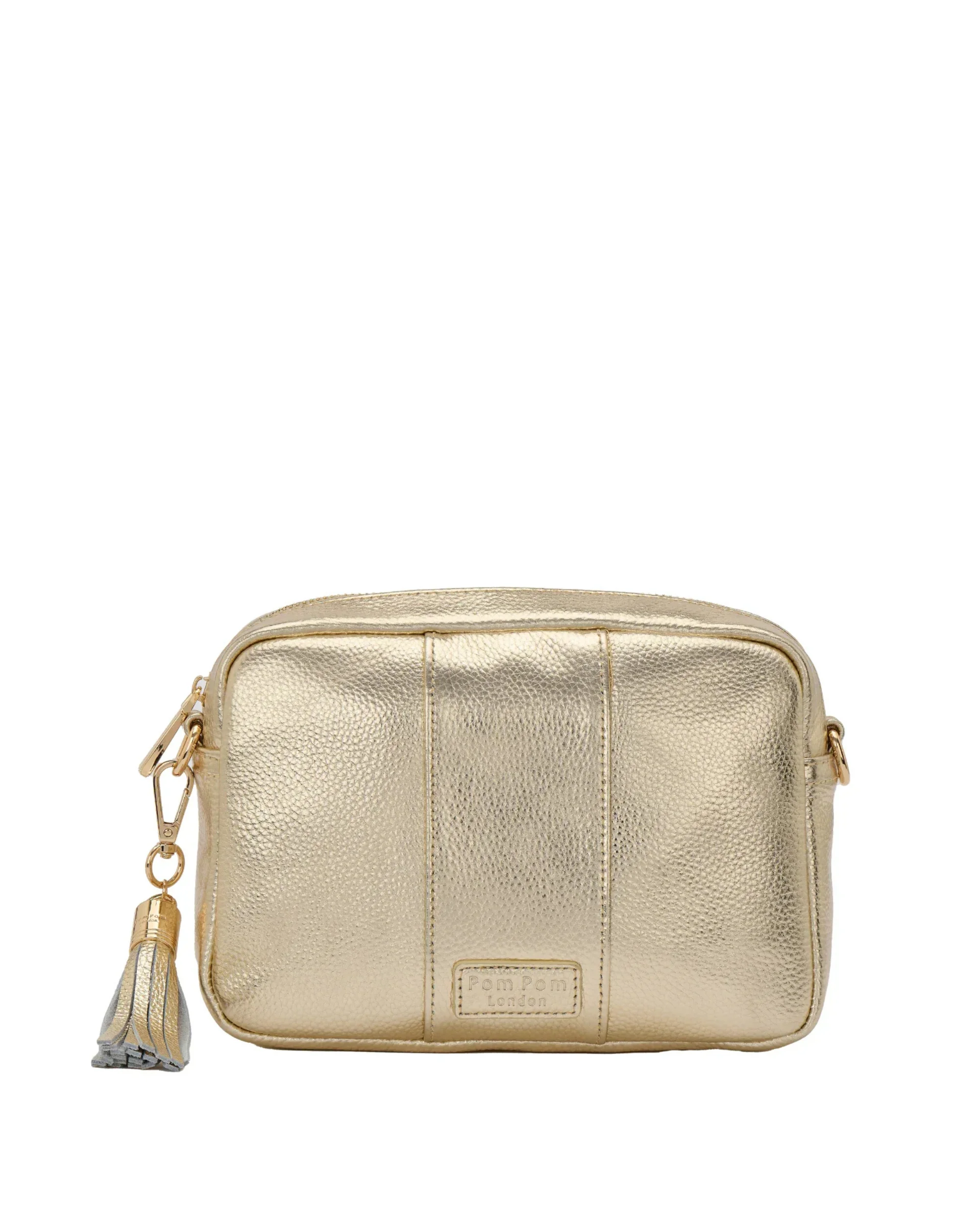 Pom Pom London City Bag Metallic Gold