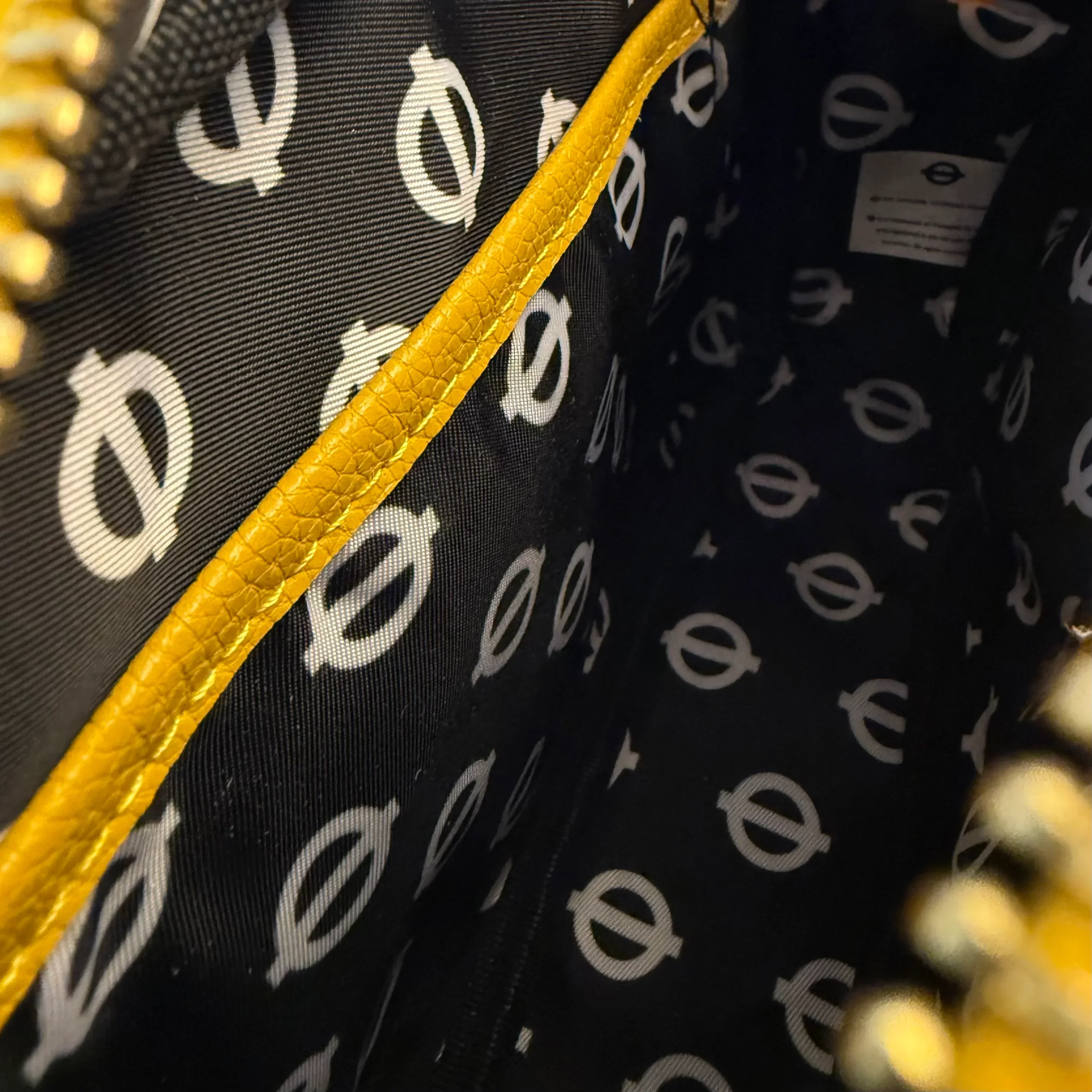 Pom Pom London City Plus Bag Circle Line Yellow - Image 6