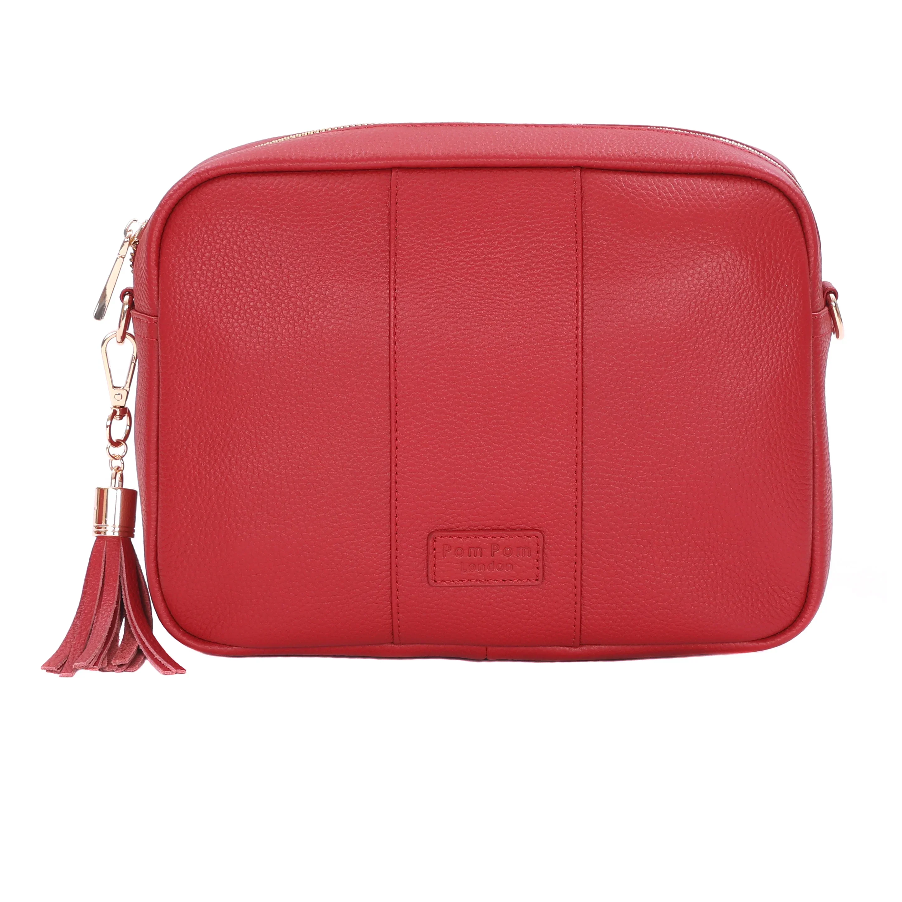 Pom Pom London City Plus Bag Crimson Red