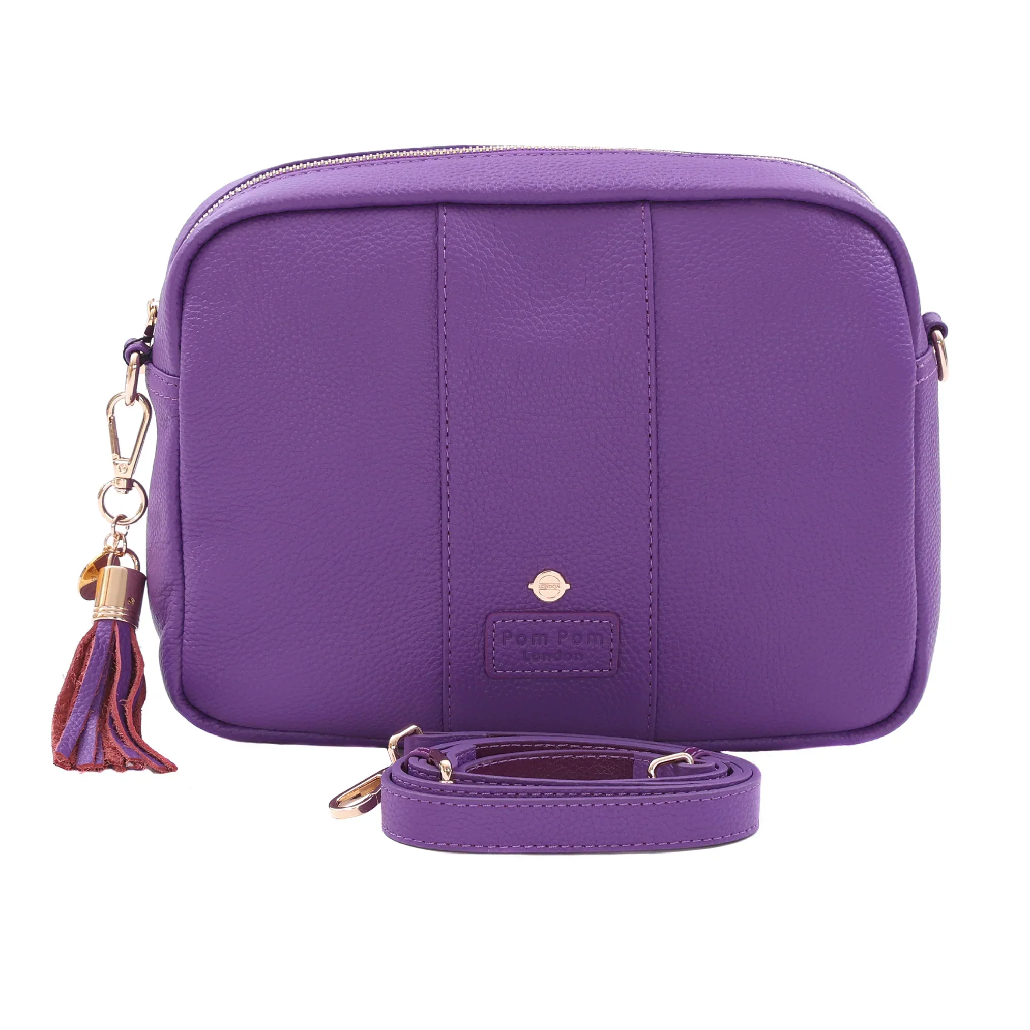 Pom Pom London City Plus Bag Elizabeth Line Purple - Image 3