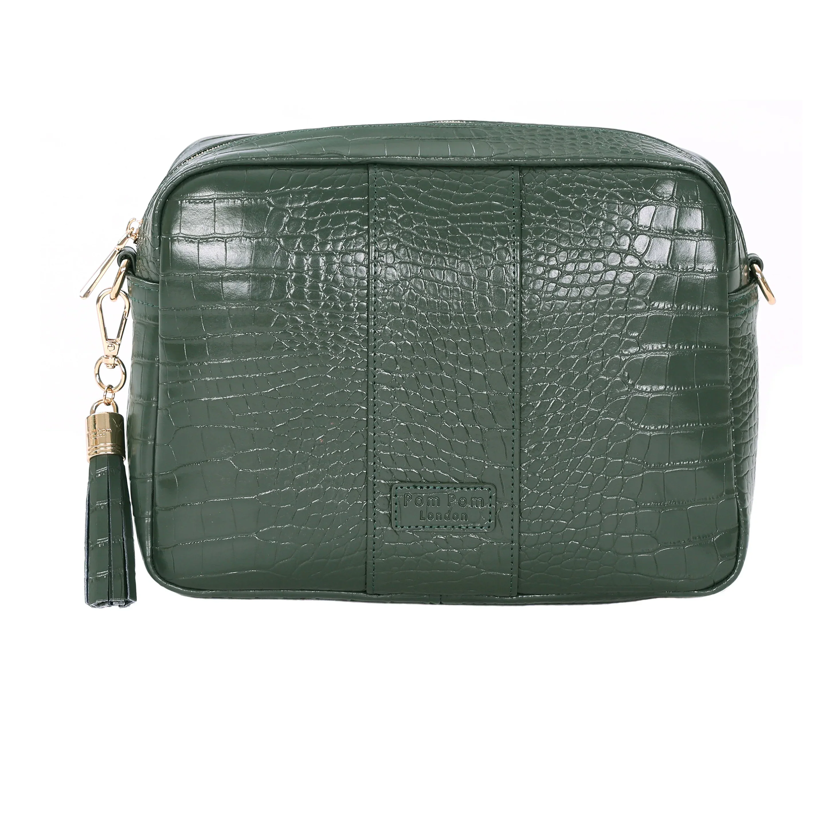 Pom Pom London City Plus Croc Pine Green