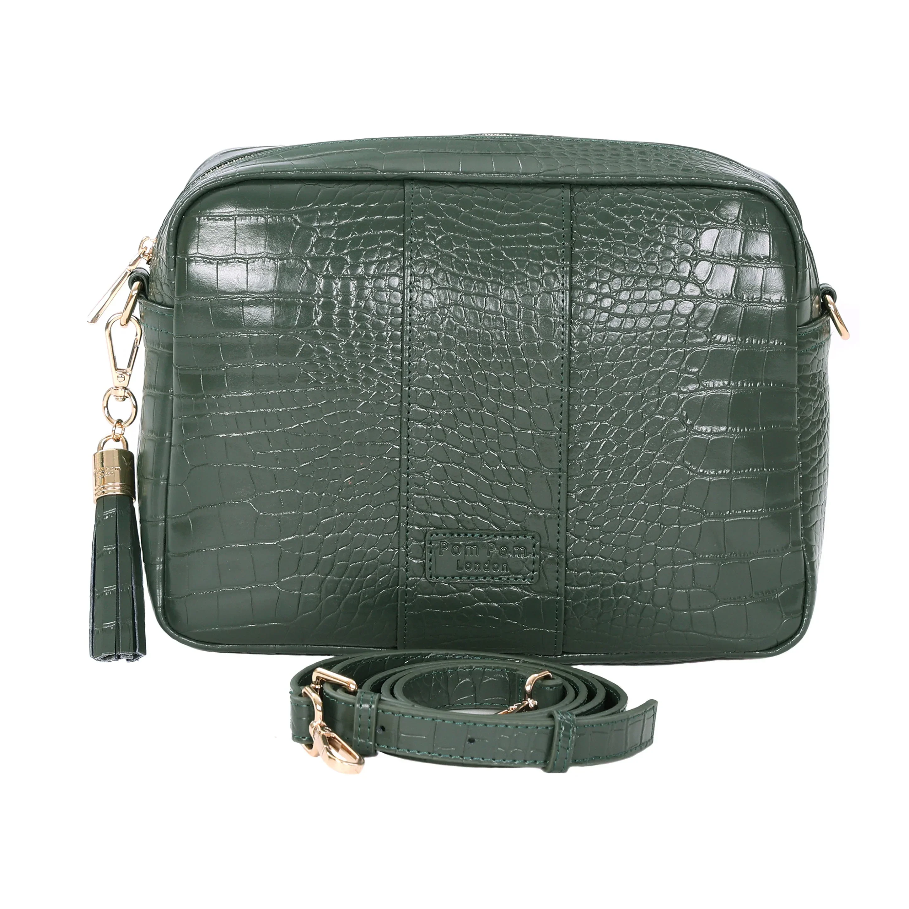 Pom Pom London City Plus Croc Pine Green - Image 3