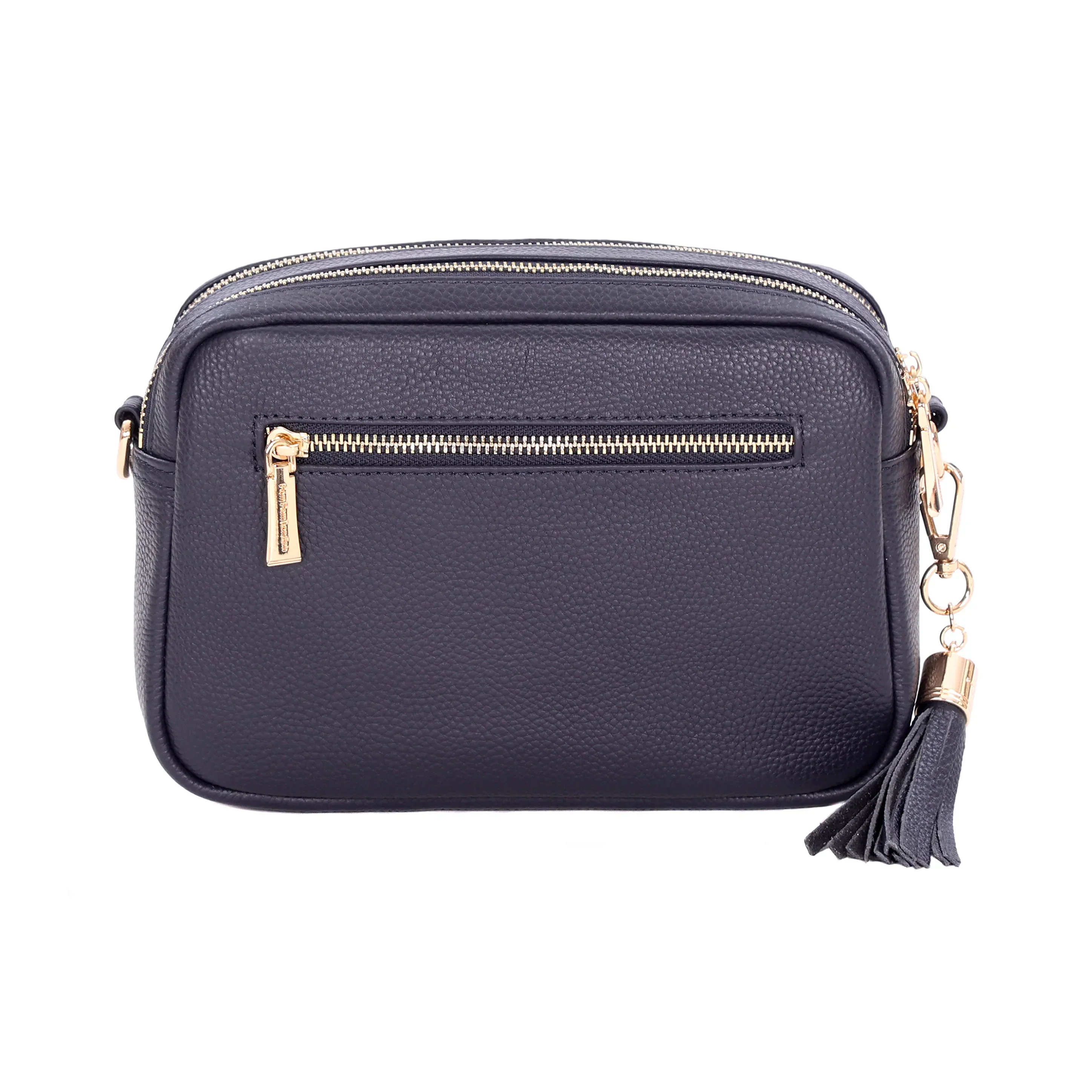 Pom Pom London City Duo Bag Navy - Image 5