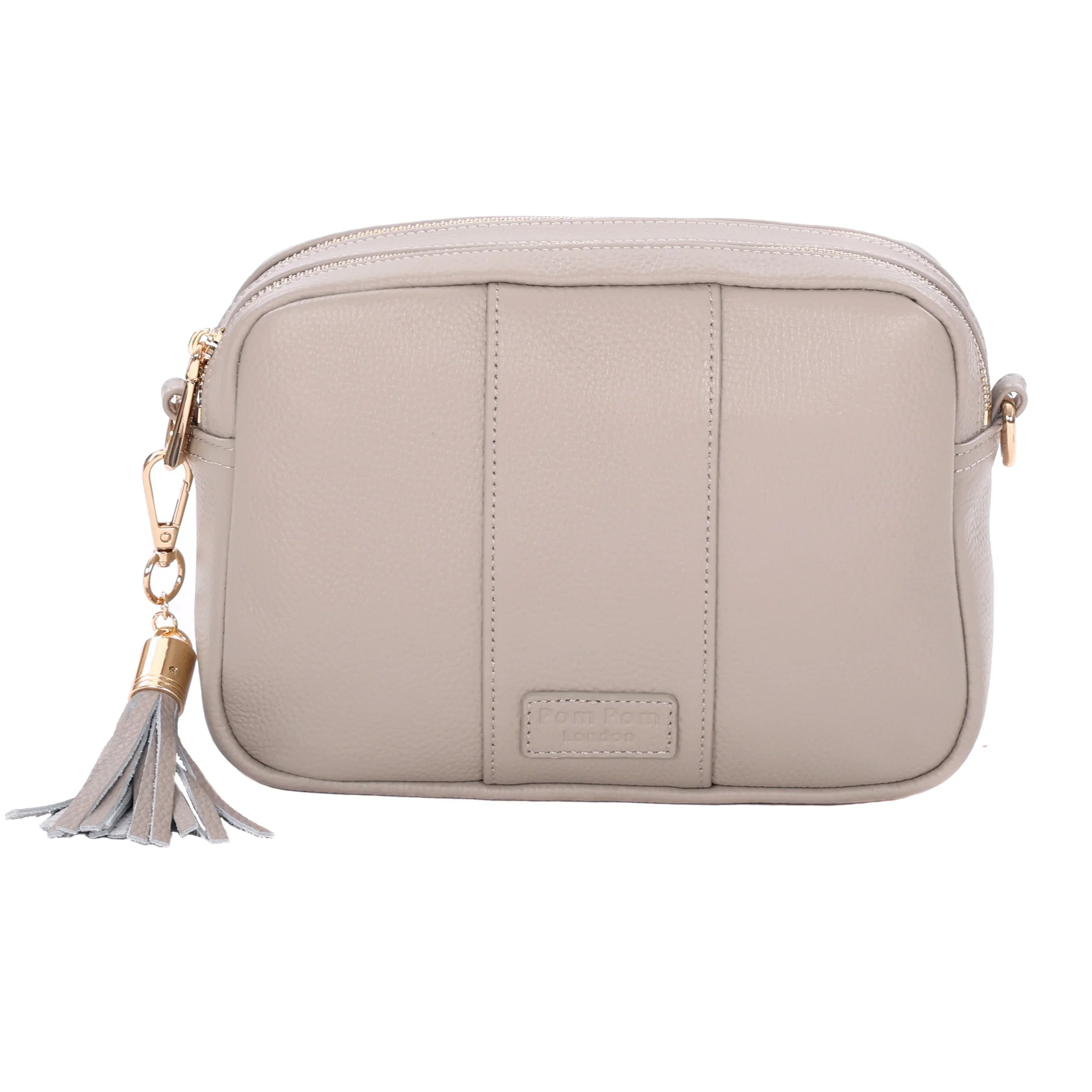 Pom Pom London City Duo Bag Stone - Image 3