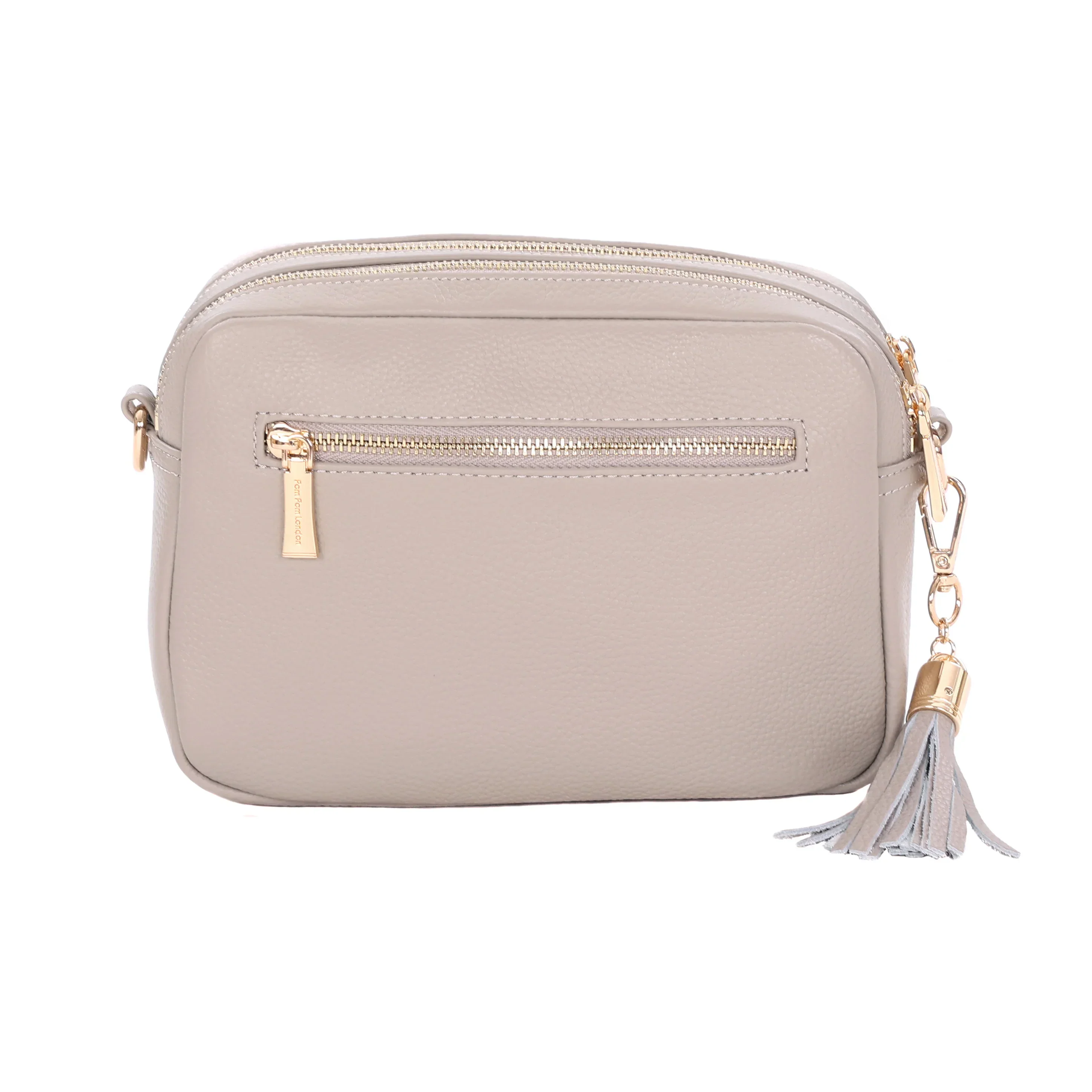 Pom Pom London City Duo Bag Stone - Image 5