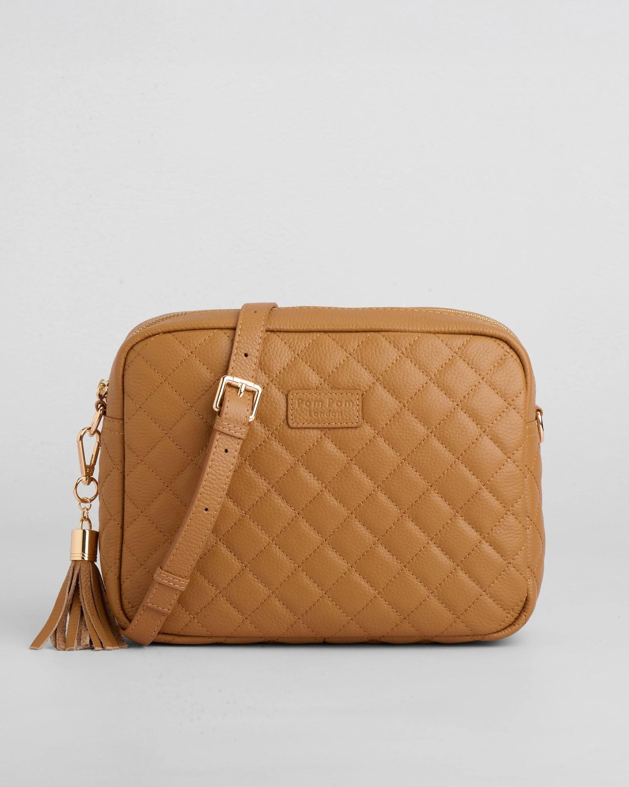 Pom Pom London Quilted City Plus Bag Maple - Image 2
