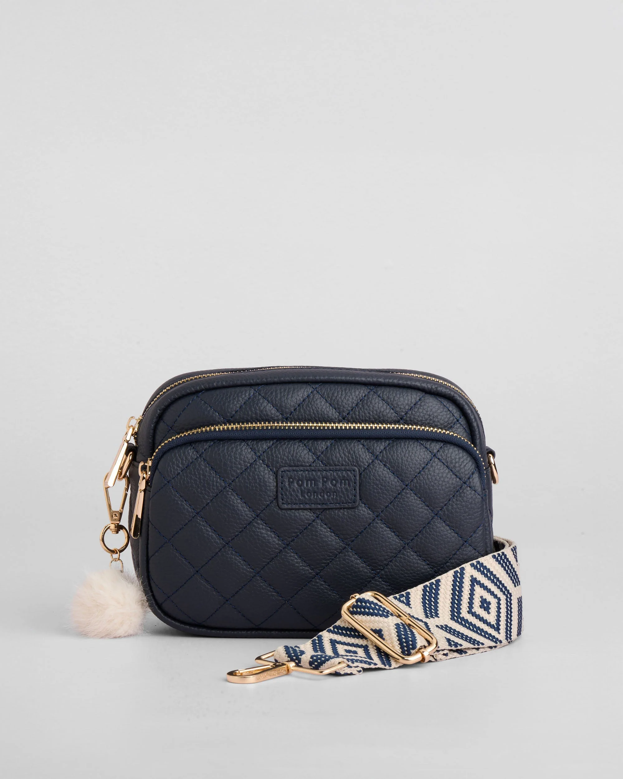 Quilted Original Bag Navy  & Accessories - Image 3