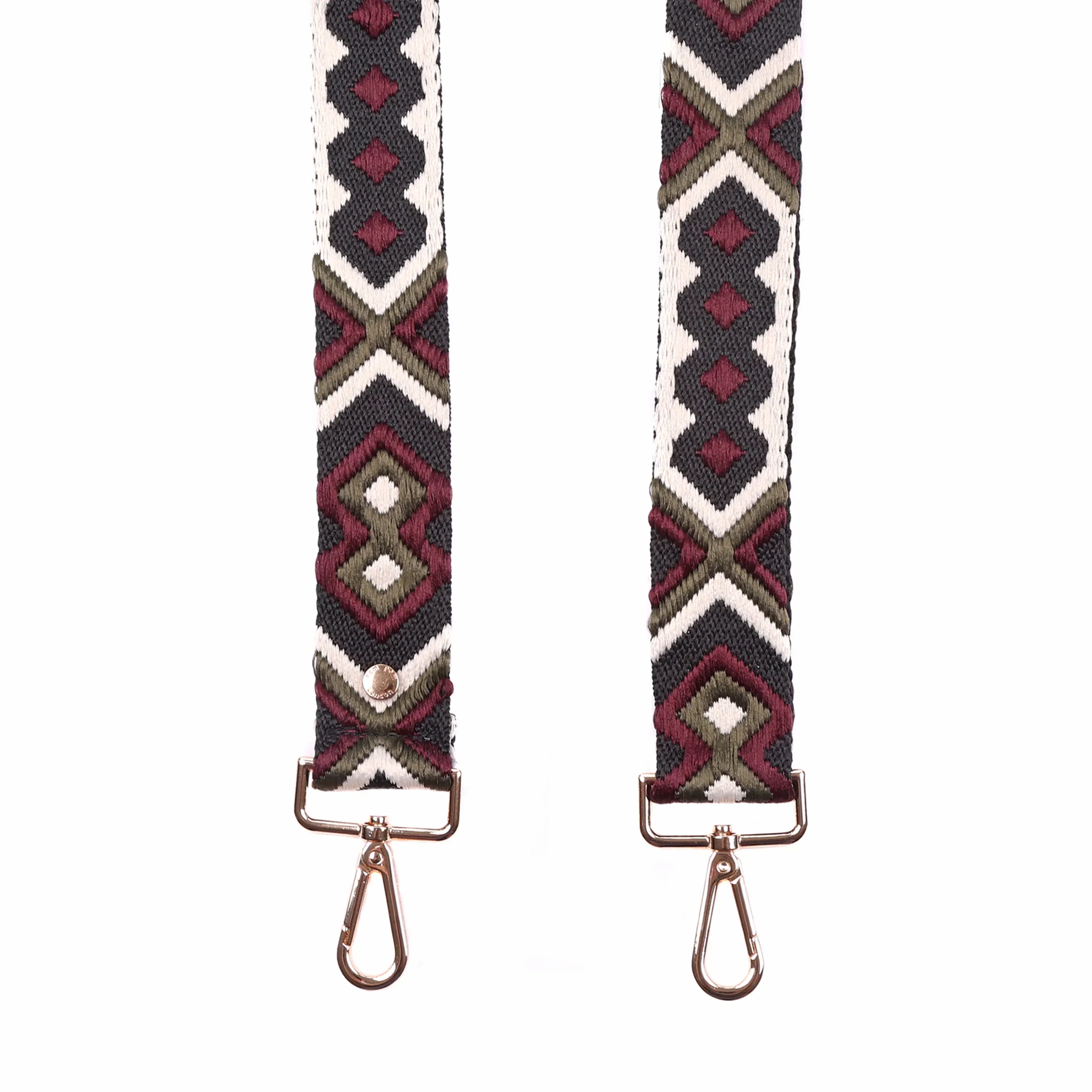 Strap Violet Fig Embroidered